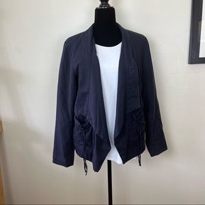 Coldwater Creek Classic 3/4 Sleeve Black Blazer S/L 14/16, Great Condition